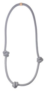 Image of Knot Necklace-Grey