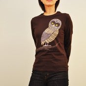 Image of  Owl dark choco longsleeve