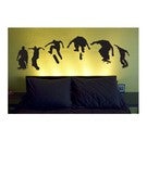 Image of SKATEBOARD KICKFLIP WALL DECAL SET