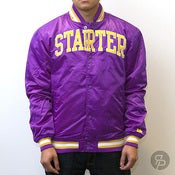 Image of Starter Black Label - Arch Collegiate Jacket - Purple