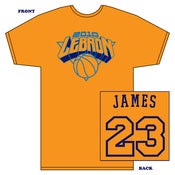 Image of Lebron Logo Orange