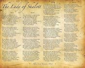 Image of The Lady of Shalott - Tennyson and Waterhouse 10x8 prints