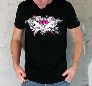 Image of -273 Insurgents Black T - White/Pink Graphics