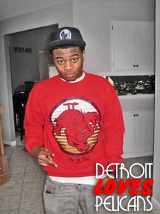 Image of Flip The Bird Crewneck - Red