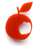 Image of Red Apple Brooch