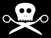 Image of Skully Scissors T-Shirt