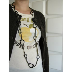 Image of CHAIN_Leather necklace