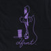 Image of PIN . black . purple