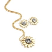 Image of Sunfower Pendant and earring set