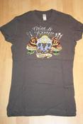 Image of Girly Split Skull T-Shirt