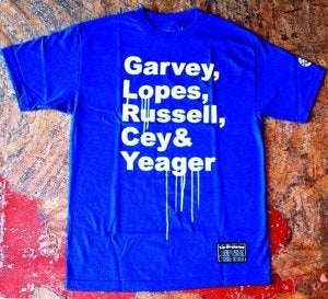Image of DODGERS 80s INFIELD SHOUTOUT