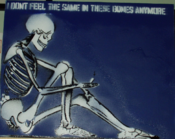 Image of i dont feel the same in these bones anymore (blue, white, black)