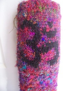 Image of CROCHET OR KNIT: Pattern for OM Sari Silk Yoga Mat Bag