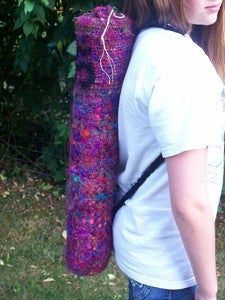 bohoknits: Felted Yoga Mat Bag