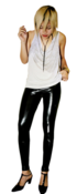 Image of Shiny Black Tights