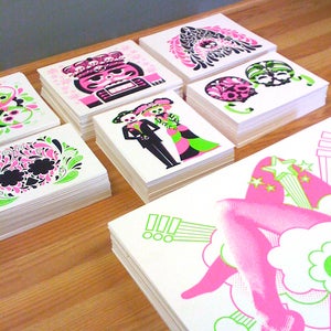 Image of Full Set of Winter 2008 Silkscreen Prints