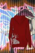 Image of Liberty Gun Red Hoodie 