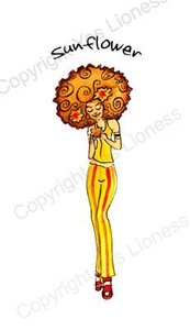 Image of "Sunflower Sista" card $3.00