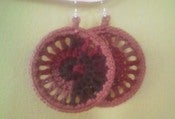 Image of Knit Round Earring