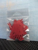 Image of Red Dress Shaped Confetti, pack of 100 pieces