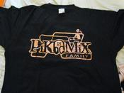 Image of MENS GOLD PIK N MIX T SHIRT (Black // Gold)