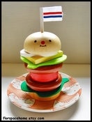 Image of Decole - Little Chef Burger Wood Playset