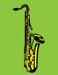 Image of saxophone painting