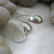 Image of Silver Petal Earrings