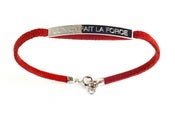 Image of L' UNION FAIT LA FORCE White Gold Bracelet