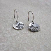 Image of Stamped Vine Earrings