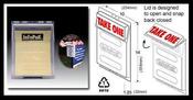 Image of 80 InFoPaK Model 3000 Brochure Holders (8.5" x 11")  $4.99 each w/Free Shipping