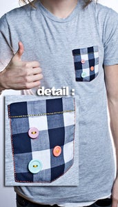 Image of Plaid Pocket Tee