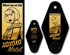 Image of XOXOXO Motel Keychains