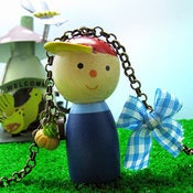 Image of picnic at the fairgrounds necklace