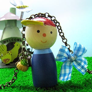 Image of picnic at the fairgrounds necklace