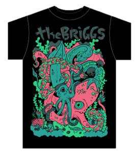 Image of Squid T-shirt neon