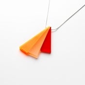 Image of Tutti Frutti Orange Pink Red Pendant
