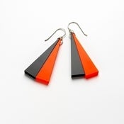 Image of Tutti Frutti Black Orange Earrings
