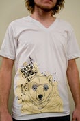 Image of Polar Bear V-Neck (American Apparel)