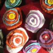 Image of Felt Brooches