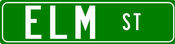 Image of Elm Street Sign