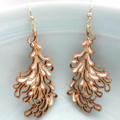 Image of Large White Blossom Earrings