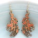 Image of Large Red Blossom Earrings