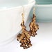 Image of Medium Gold Blossom Earrings
