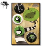 Image of Wotto Button 4pk Series 2