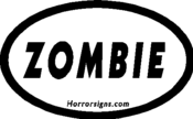 Image of "Zombie" Bumper Sticker
