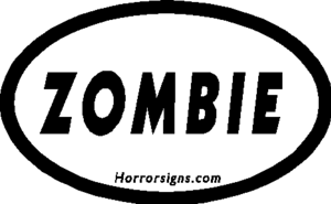 Image of "Zombie" Bumper Sticker