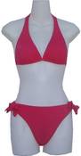 Image of Bikini Top and Bottom-Solid Red