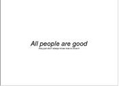 Image of Quotecard - Good people