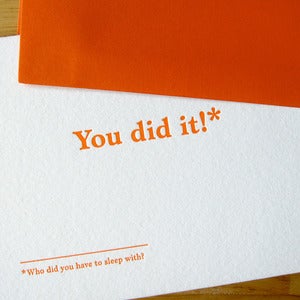 Image of Congratulations, 0603